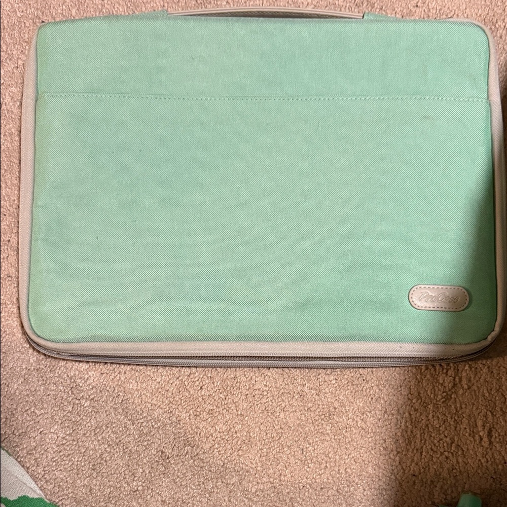 Pastel Green laptop sleeve